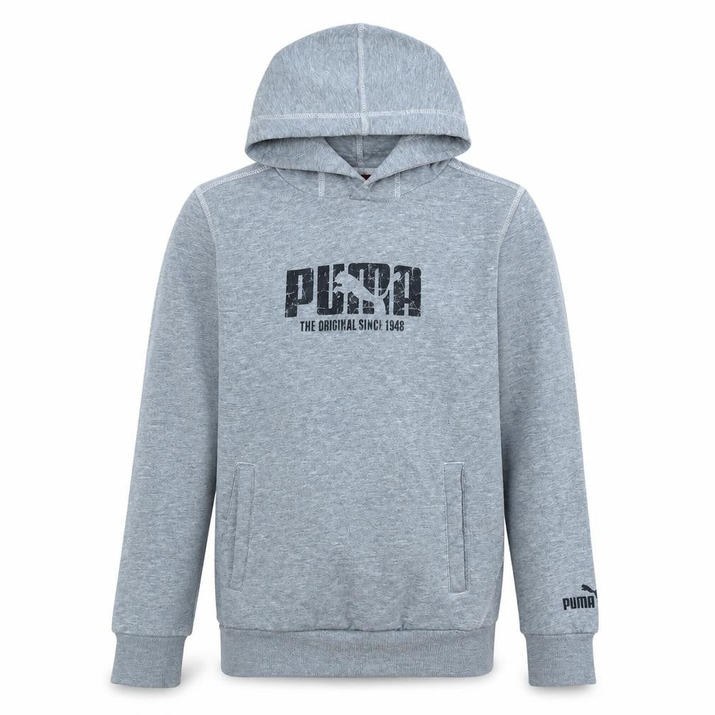 Boys UK Size 12 Years PUMA Grey Pullover Hoodie