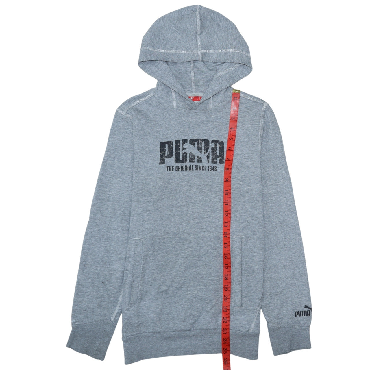 Boys UK Size 12 Years PUMA Grey Pullover Hoodie