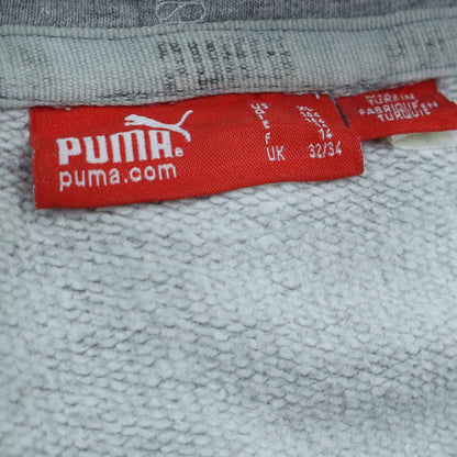 Boys UK Size 12 Years PUMA Grey Pullover Hoodie