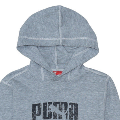 Boys UK Size 12 Years PUMA Grey Pullover Hoodie