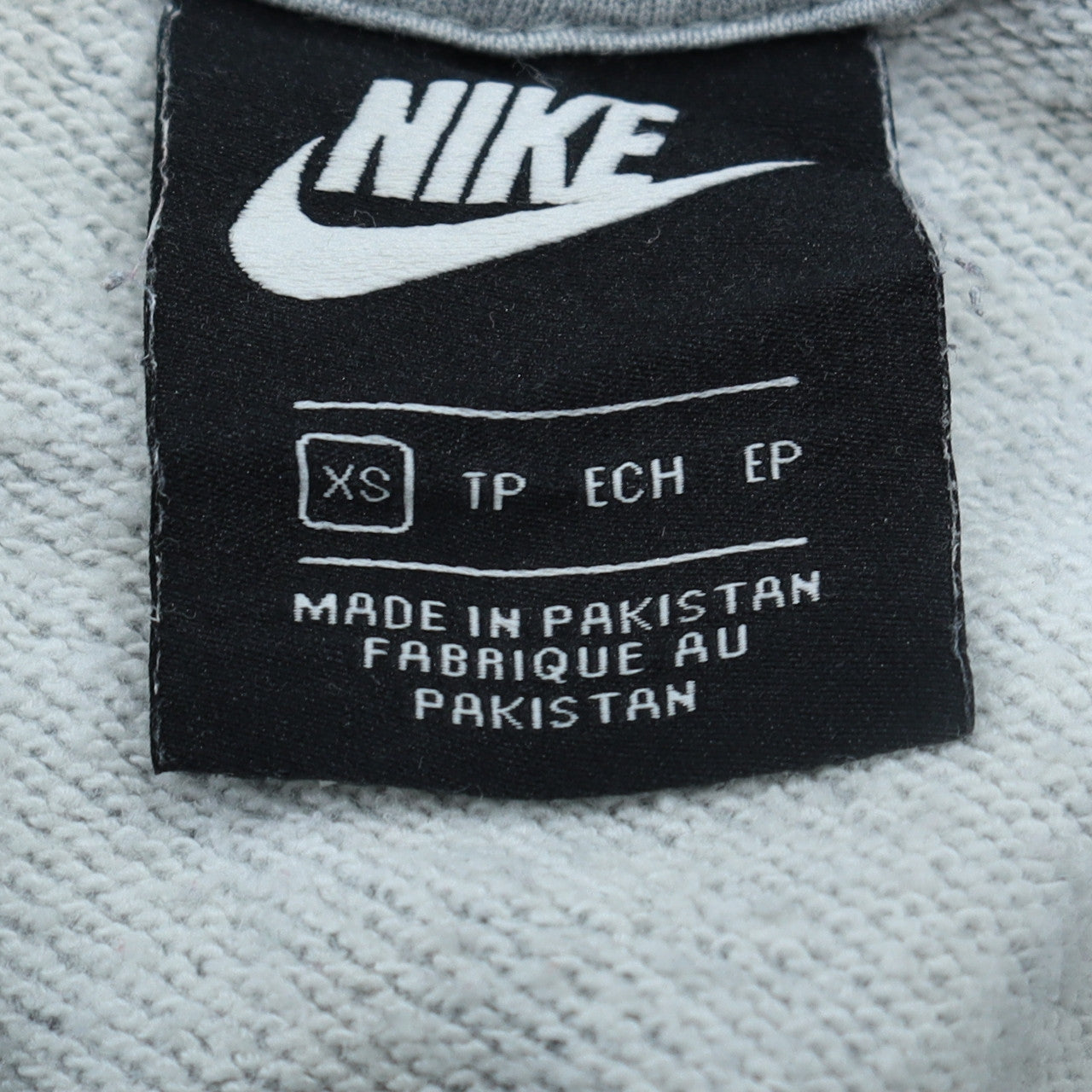 Mens UK Size XS Nike Grey Pullover Hoodie