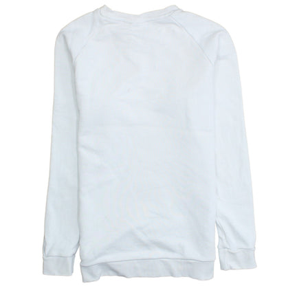 Mens UK Size M adidas White Pullover Sweatshirt