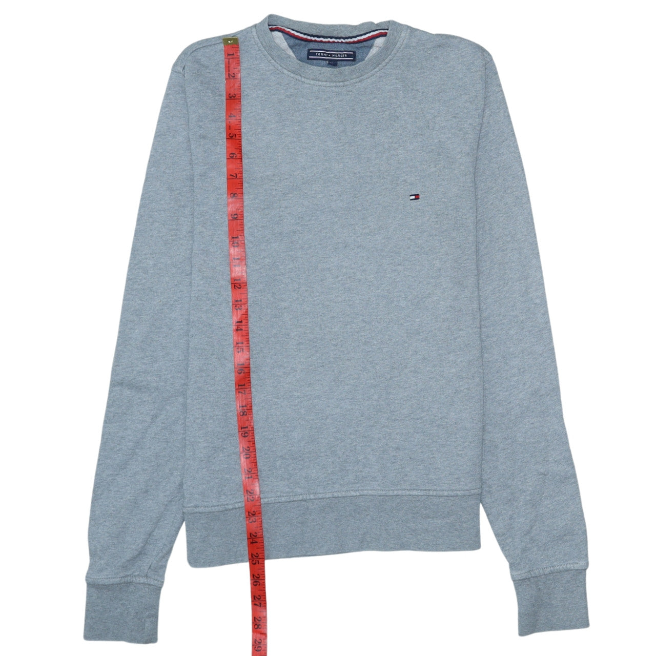 Mens UK Size S Tommy Hilfiger Grey Pullover Sweatshirt