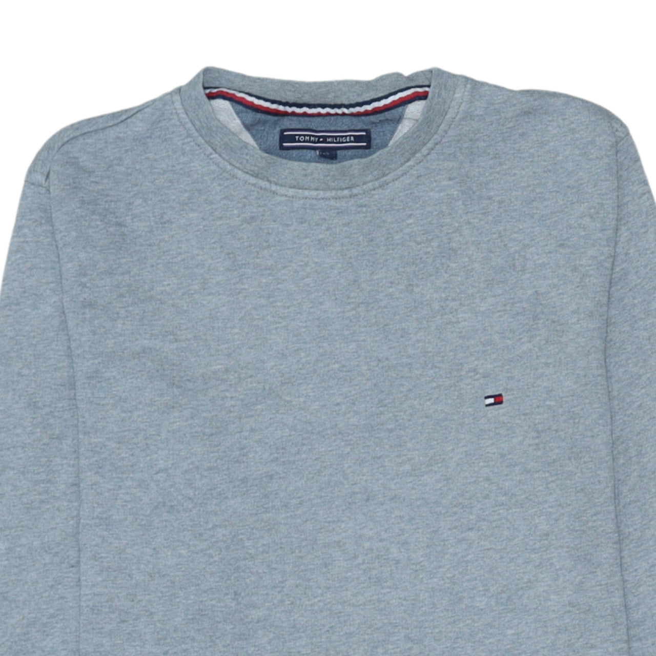 Mens UK Size S Tommy Hilfiger Grey Pullover Sweatshirt