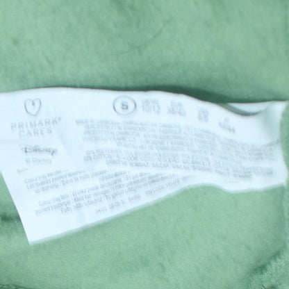 Womens UK Size 10/12 Disney Green Pullover Hoodie