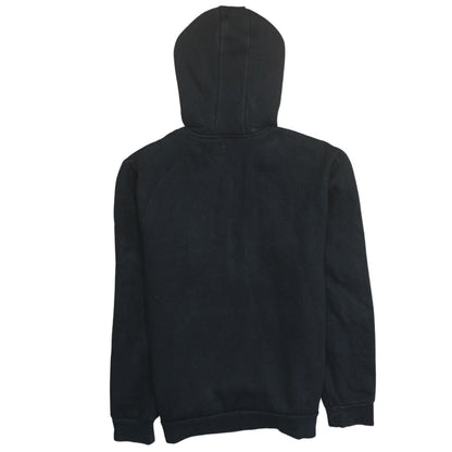 Adidas Boys Black 12-13 Years 1/2 Zip Hoodie with Stripes