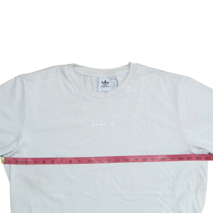 Mens UK Size M adidas White  T-Shirt