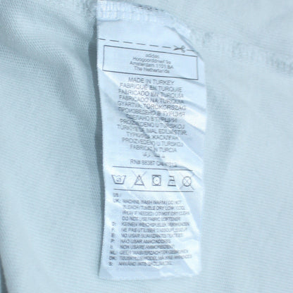 Mens UK Size M adidas White  T-Shirt