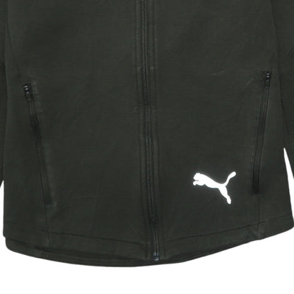 Mens UK Size S PUMA Green Full Zip Hoodie