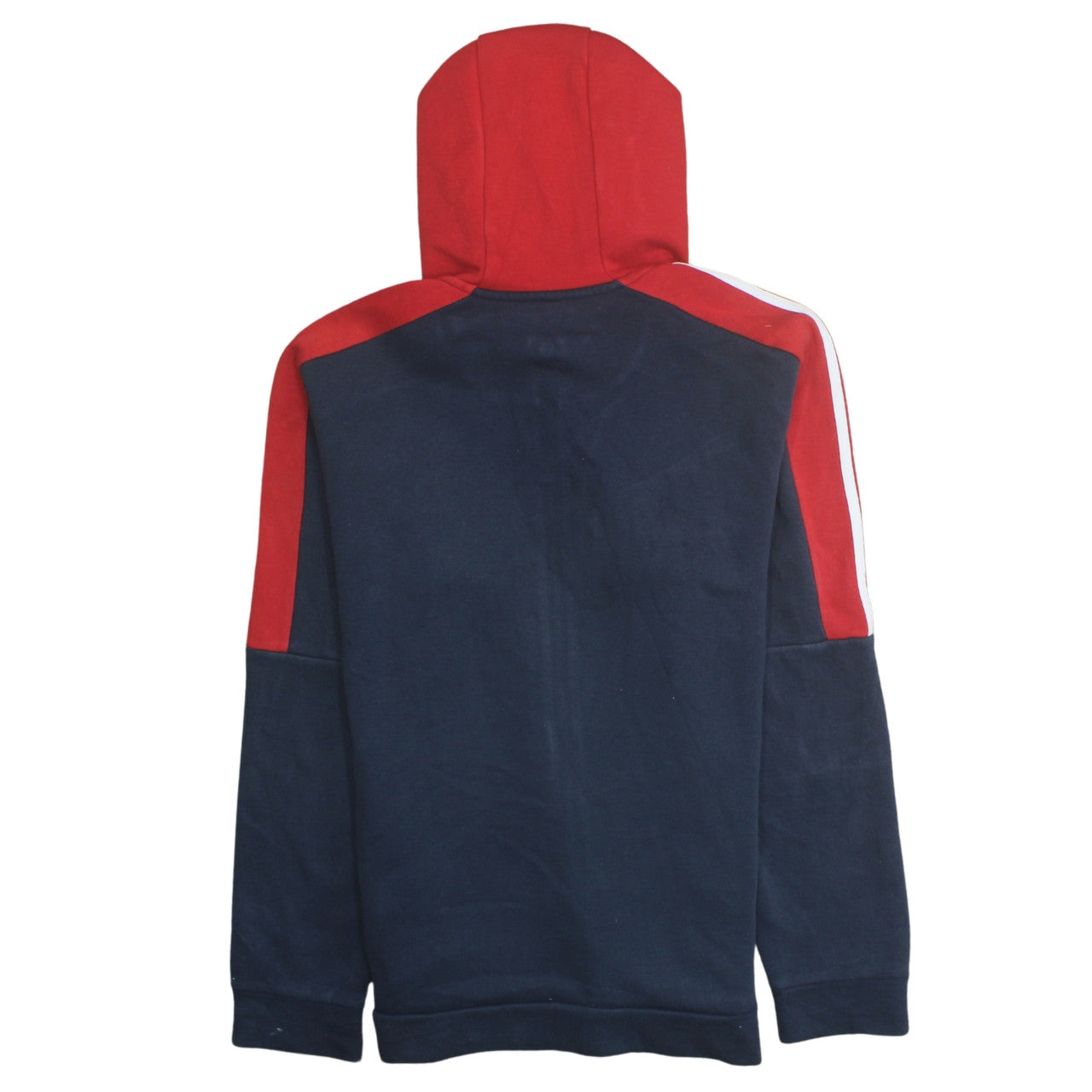 Mens UK Size M adidas Blue Full Zip Hoodie