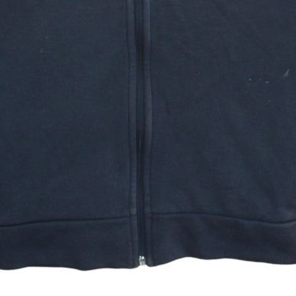 Mens UK Size M adidas Blue Full Zip Hoodie