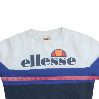 Mens UK Size S ellesse Blue Pullover Sweatshirt
