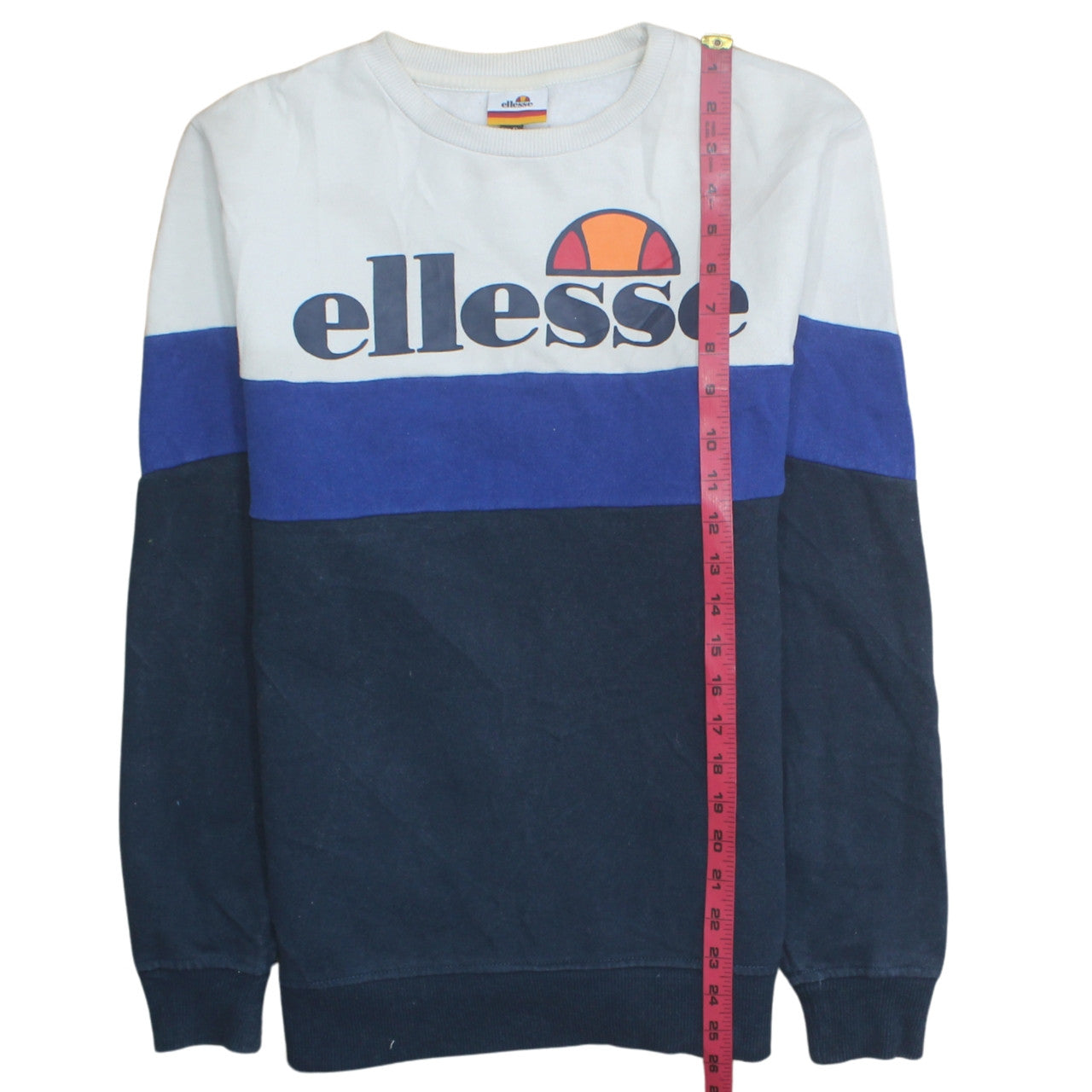 Mens UK Size S ellesse Blue Pullover Sweatshirt