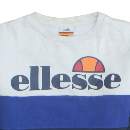 Mens UK Size S ellesse Blue Pullover Sweatshirt