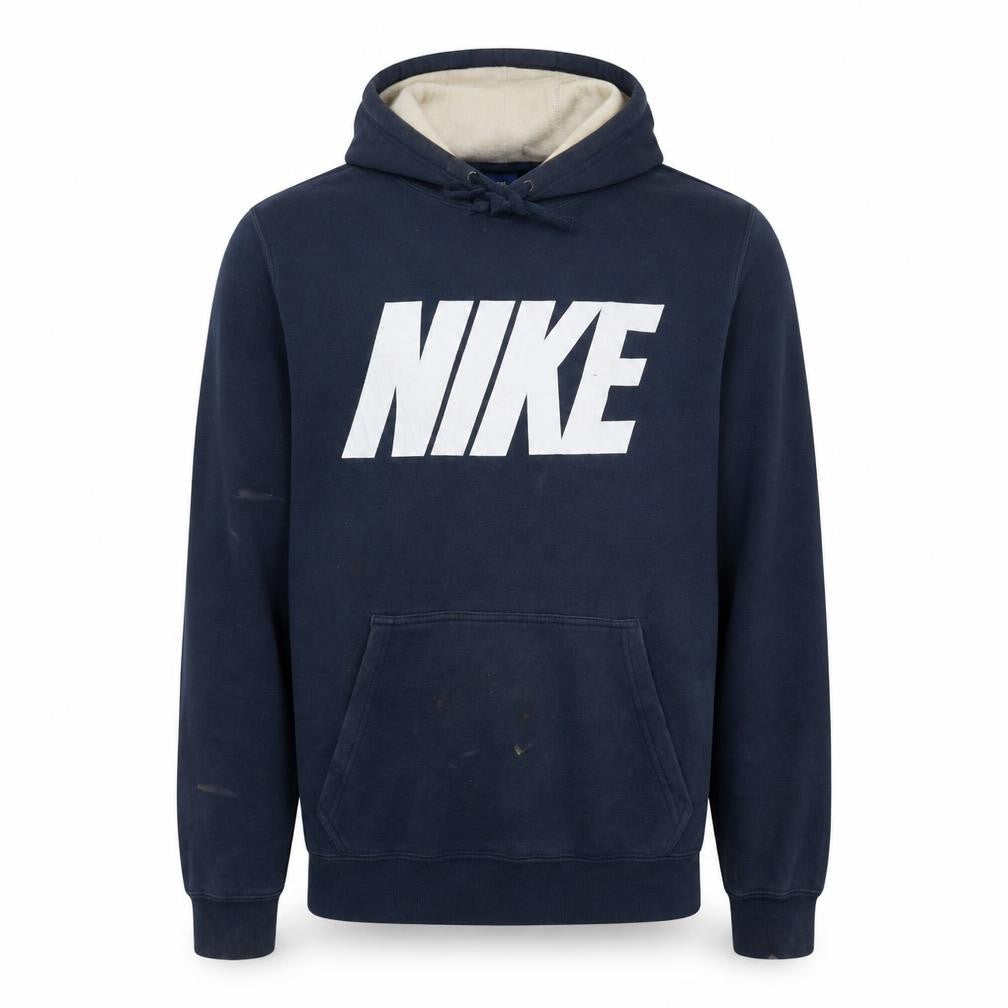 Mens UK Size S Nike Blue Pullover Hoodie