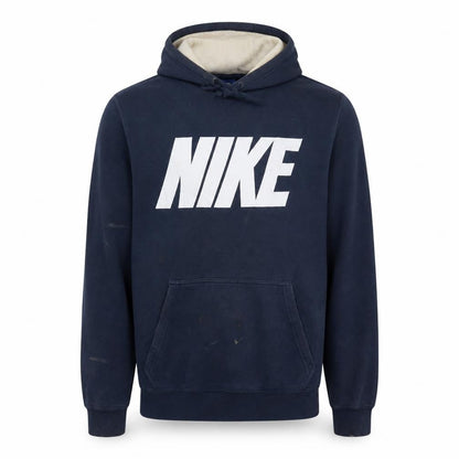 Mens UK Size S Nike Blue Pullover Hoodie