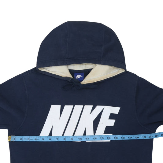 Mens UK Size S Nike Blue Pullover Hoodie