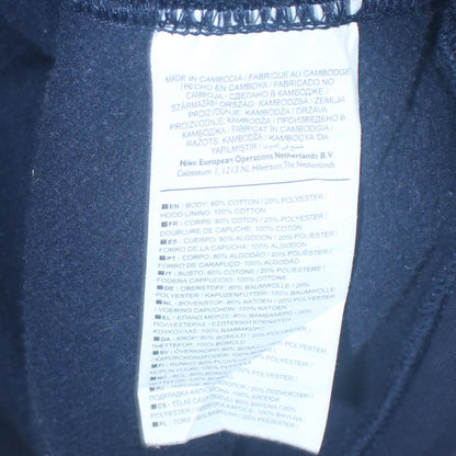 Mens UK Size S Nike Blue Pullover Hoodie