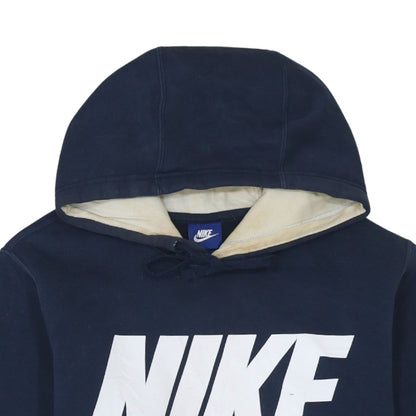 Mens UK Size S Nike Blue Pullover Hoodie