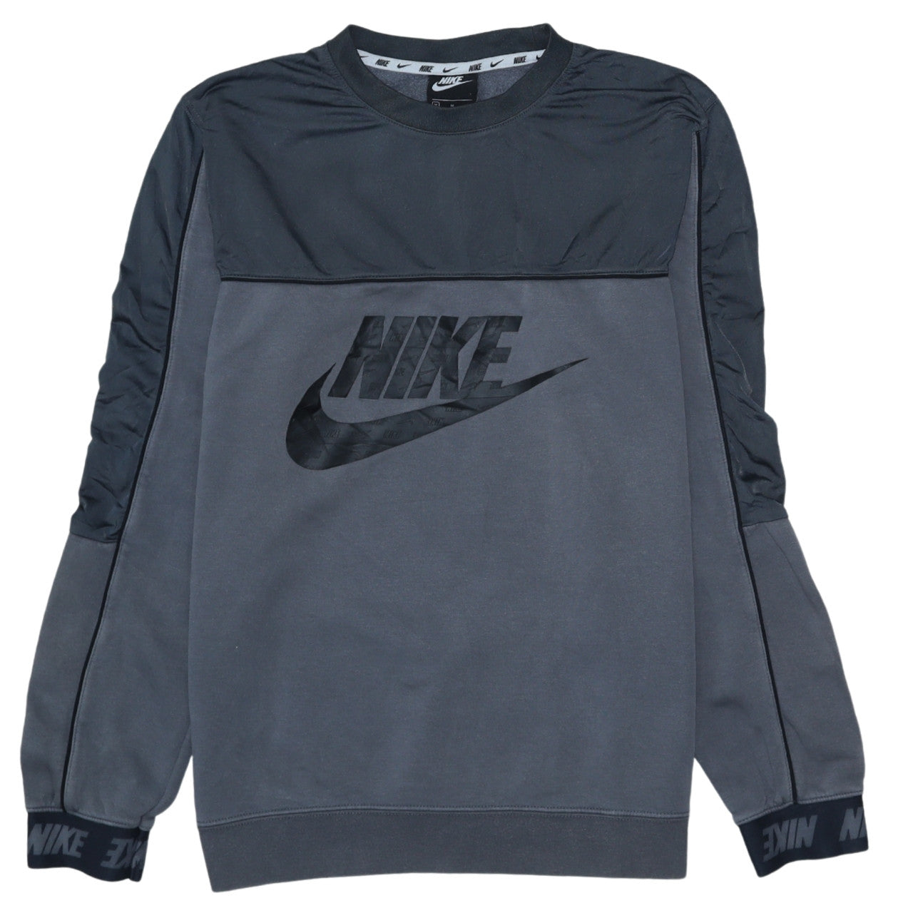Mens UK Size M Nike Grey Pullover Sweatshirt