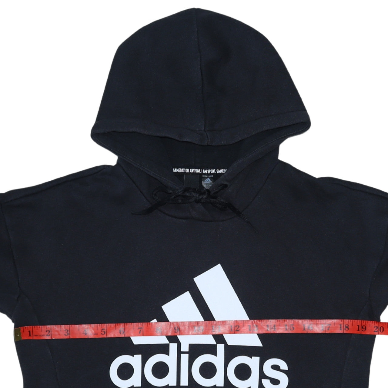 Womens UK Size XS adidas Black Pullover Hoodie