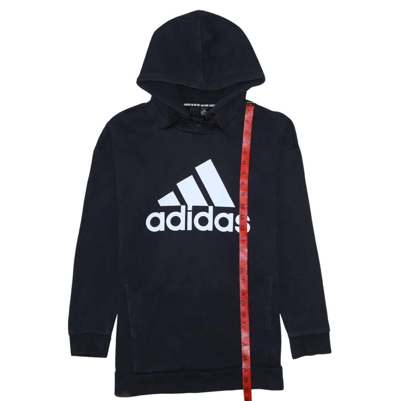 Womens UK Size XS adidas Black Pullover Hoodie