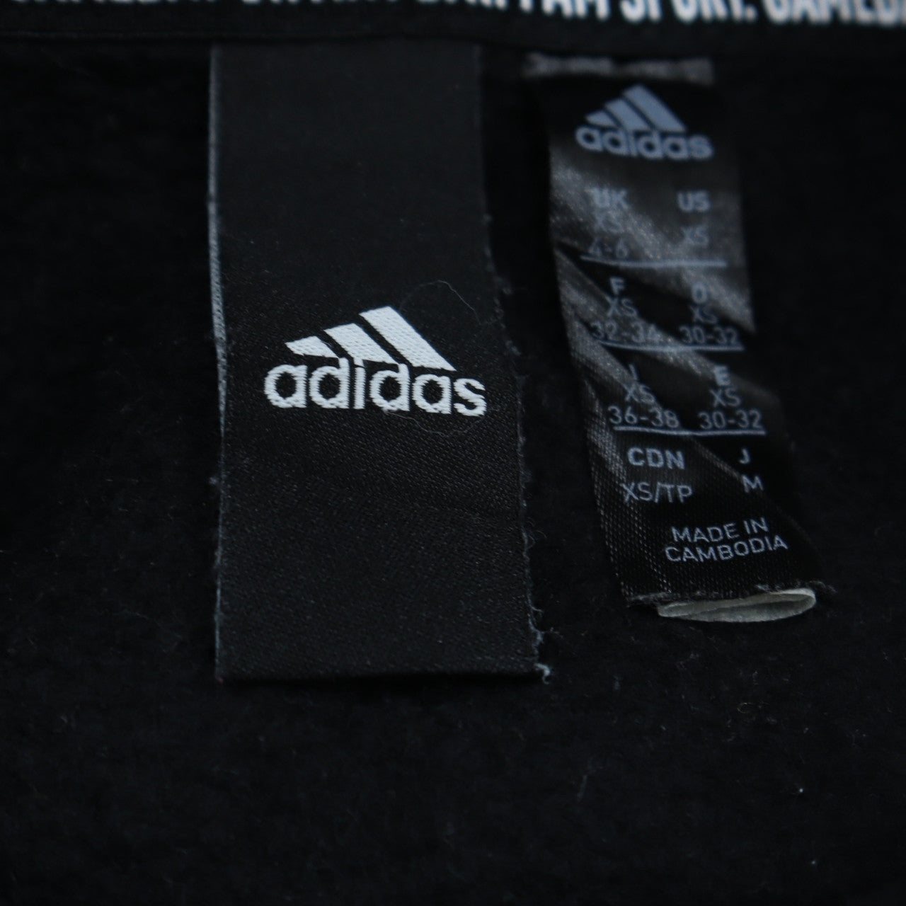 Womens UK Size XS adidas Black Pullover Hoodie
