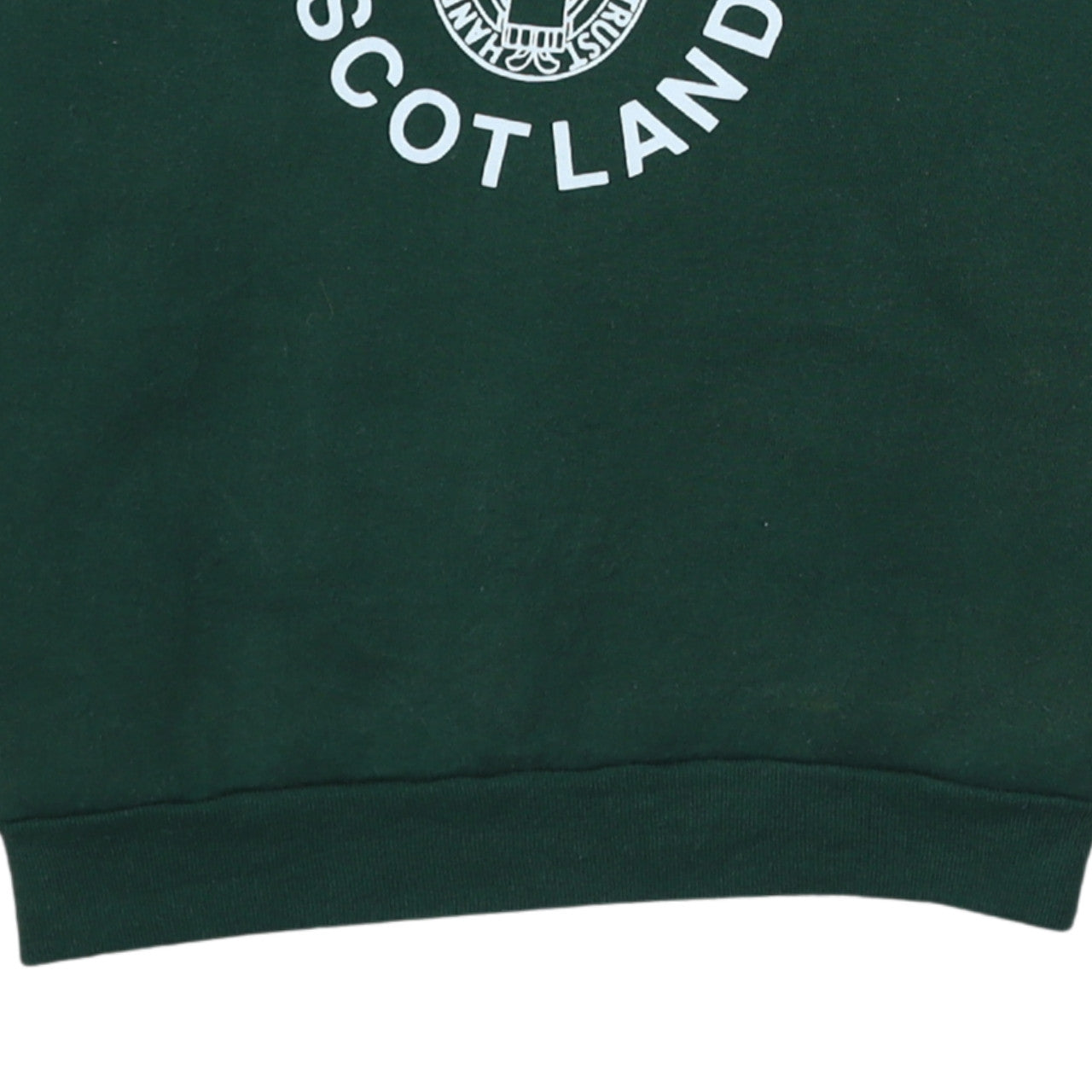 Mens UK Size L Fruit of the Loom Green Pullover Sweatshirt