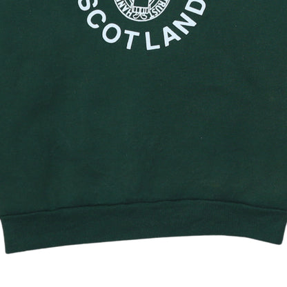 Mens UK Size L Fruit of the Loom Green Pullover Sweatshirt