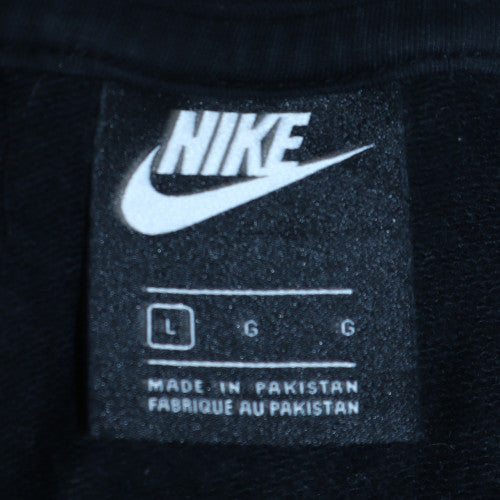 Mens UK Size L Nike Black Pullover Hoodie