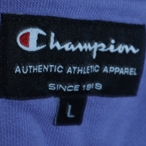 Womens UK Size L Champion Purple Pullover Hoodie