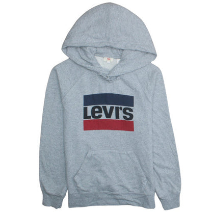 Mens UK Size M Levi's Grey Pullover Hoodie