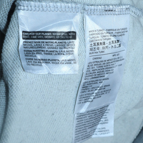 Mens UK Size M Levi's Grey Pullover Hoodie