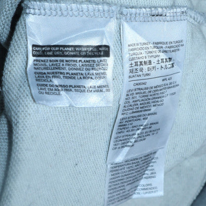 Mens UK Size M Levi's Grey Pullover Hoodie