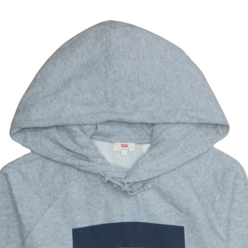 Mens UK Size M Levi's Grey Pullover Hoodie