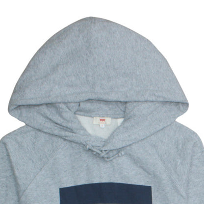 Mens UK Size M Levi's Grey Pullover Hoodie