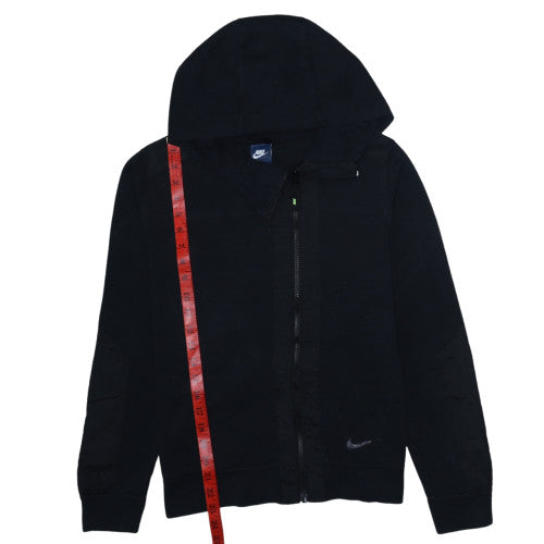 Mens UK Size M Nike Black Full Zip Hoodie