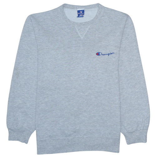 Mens UK Size L Champion Grey Pullover Sweatshirt
