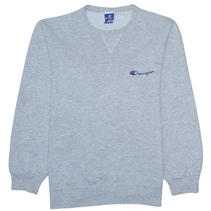 Mens UK Size L Champion Grey Pullover Sweatshirt