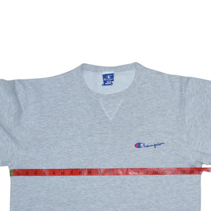 Mens UK Size L Champion Grey Pullover Sweatshirt