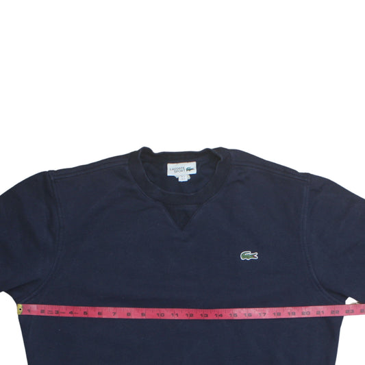 Mens UK Size M Lacoste Blue Pullover Sweatshirt
