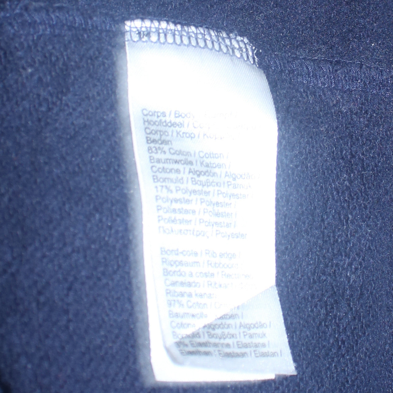 Mens UK Size M Lacoste Blue Pullover Sweatshirt