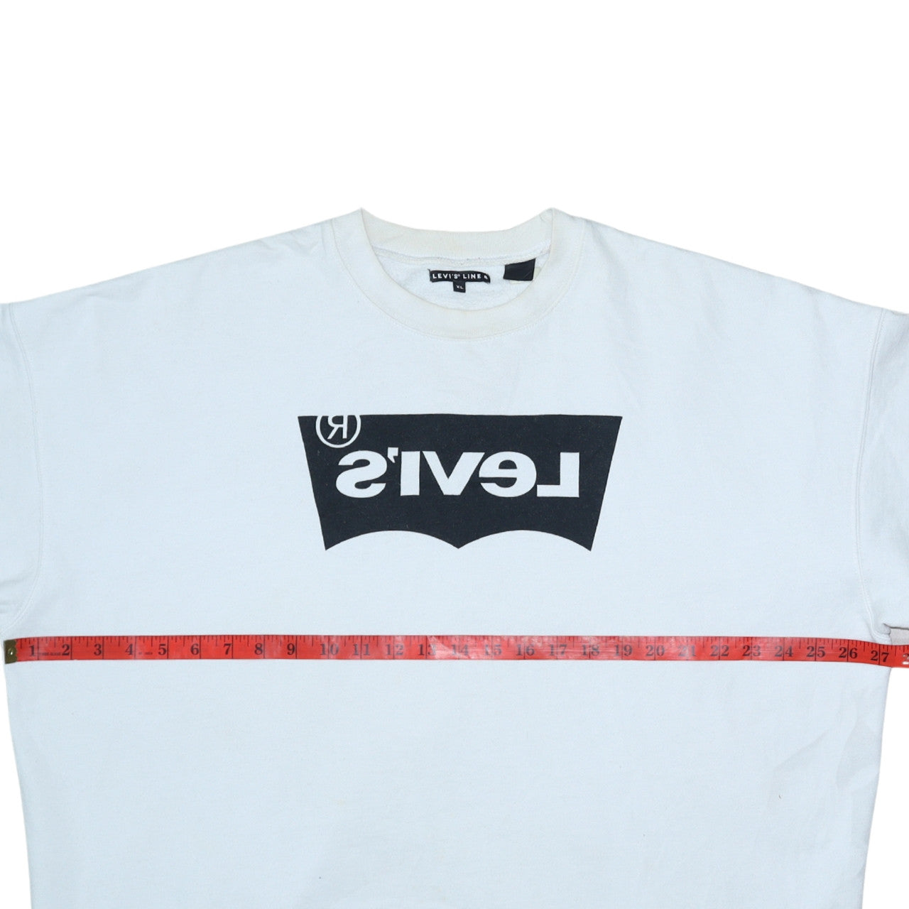 Mens UK Size XL Levi's White Pullover Sweatshirt
