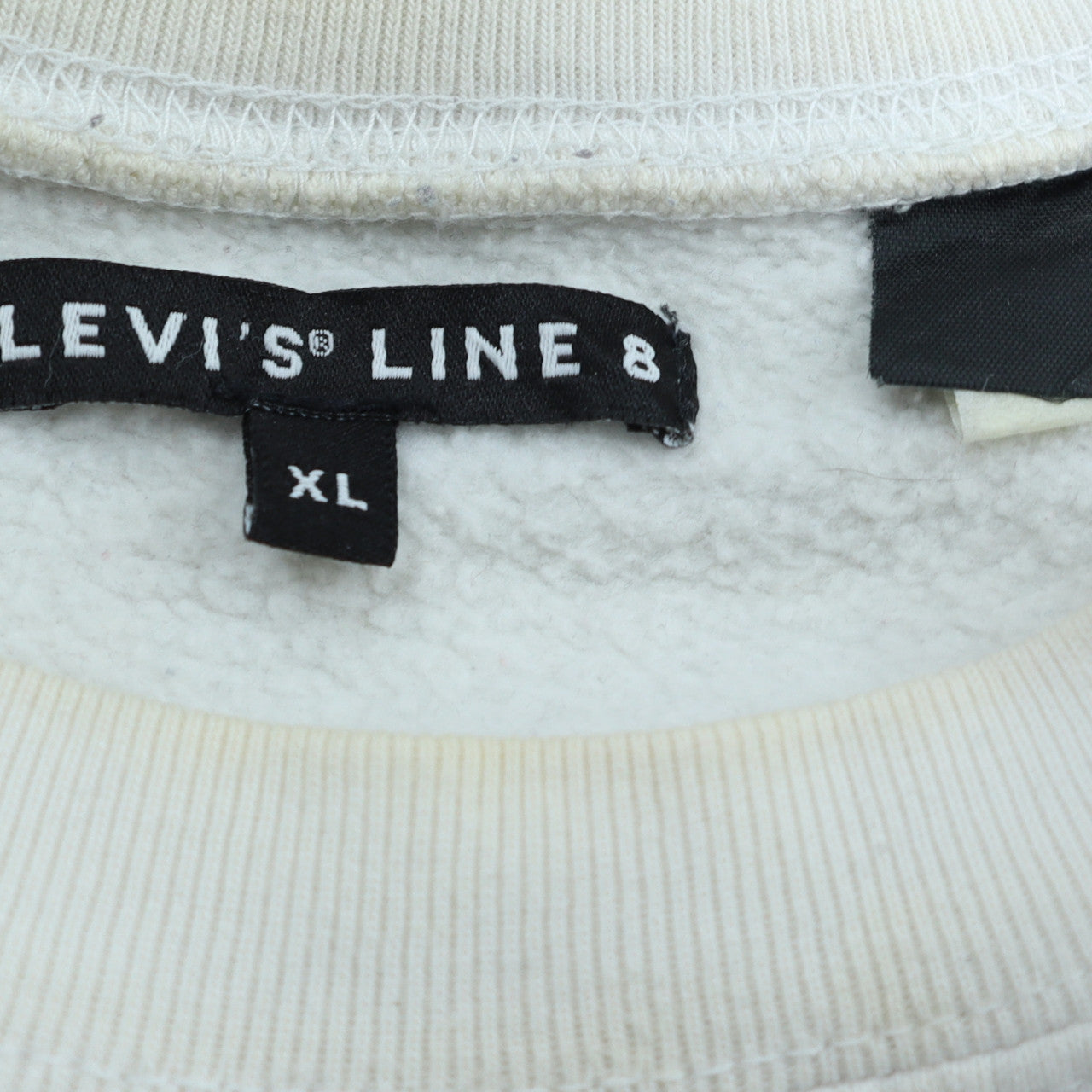 Mens UK Size XL Levi's White Pullover Sweatshirt