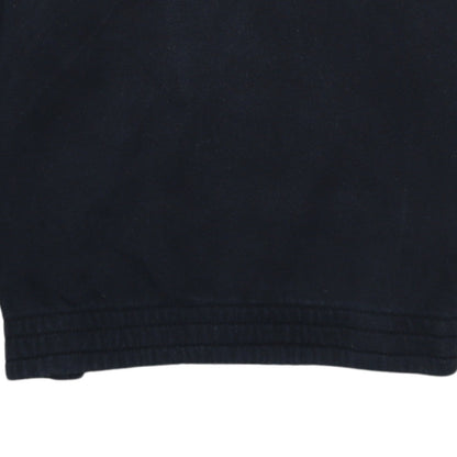Adidas Boys Black 13-14 Years 1/4 Zip Fleece Sweatshirt