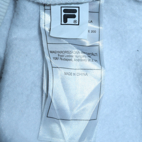 Mens UK Size M FILA White Pullover Sweatshirt