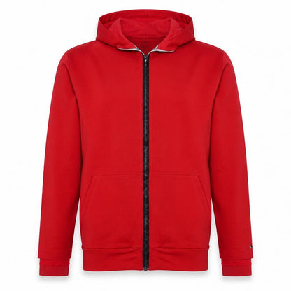 Mens UK Size L Nike Red Full Zip Hoodie
