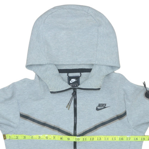 Mens UK Size XS Nike Grey Full Zip Hoodie