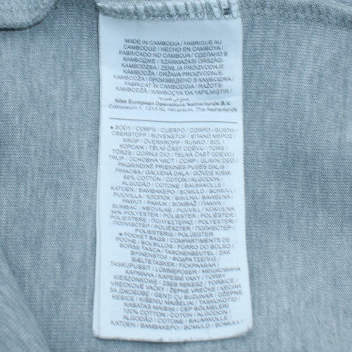 Mens UK Size XS Nike Grey Full Zip Hoodie