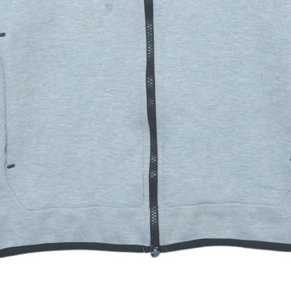 Mens UK Size XS Nike Grey Full Zip Hoodie